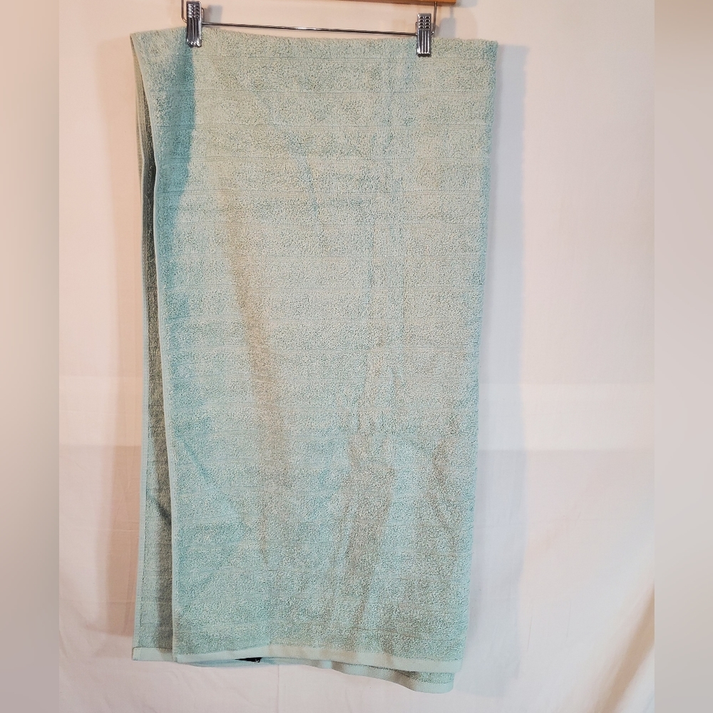 Lot of 2 UGG Poppy Stripe Blue Bath Sheet (36" x 66") New with Tags - Picture 3 of 4